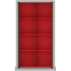 LISTA - 8-Compartment Drawer Divider Layout for 3.15" High Drawers - Apex Tool & Supply