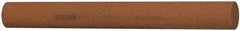 Norton - 6" Long x 5/8" Diam x 5/8" Thick, Aluminum Oxide Sharpening Stone - Round, Medium Grade - Apex Tool & Supply