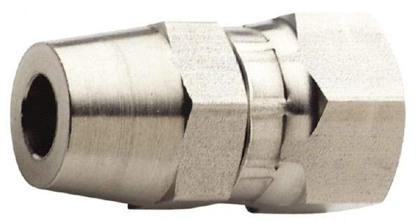 Made in USA - 9/16 x 3/8" Grade 316L Stainless Steel Pipe Swivel - Female JIC x Butt Weld End Connections - Apex Tool & Supply