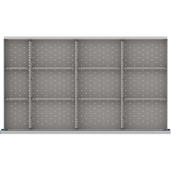 LISTA - 12-Compartment Drawer Divider Layout for 3.15" High Drawers - Apex Tool & Supply