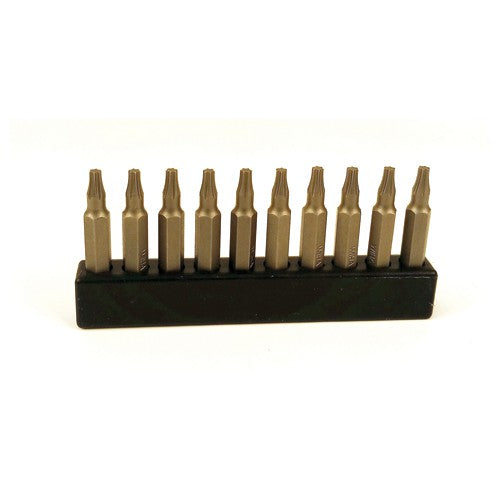 System 4 10 Pack Torx Micro Bits T6 × 28mm - Apex Tool & Supply