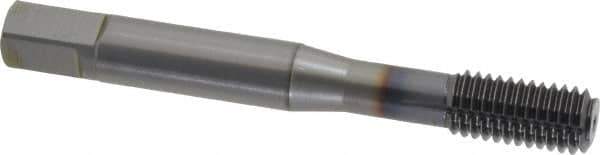 OSG - M8x1.25 Metric Coarse D5 Thread Limit Bottoming Thread Forming Tap - Powdered Metal High Speed Steel, TiCN Finish, 2-23/32" OAL, 1-1/8" Thread Length, Right Hand Thread, Series EXOTAP NRT - Apex Tool & Supply