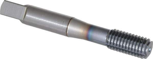 OSG - M10x1.50 Metric Coarse D6 Thread Limit Bottoming Thread Forming Tap - Powdered Metal High Speed Steel, TiCN Finish, 2-15/16" OAL, 1-1/4" Thread Length, Right Hand Thread, Series EXOTAP NRT - Apex Tool & Supply
