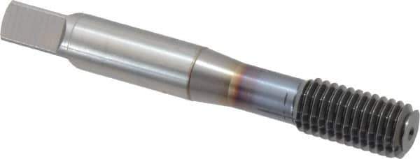 OSG - M10x1.50 Metric Coarse D10 Thread Limit Bottoming Thread Forming Tap - Powdered Metal High Speed Steel, TiCN Finish, 2-15/16" OAL, 1-1/4" Thread Length, Right Hand Thread, Series EXOTAP NRT - Apex Tool & Supply