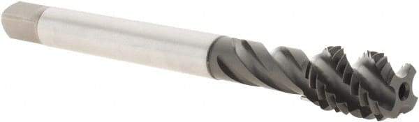 Emuge - 1/2-13 UNC 4 Flute 2B Modified Bottoming Spiral Flute Tap - Cobalt, GLT-1 Finish, 4.331" OAL, Right Hand Flute, Right Hand Thread, Series Enorm - Apex Tool & Supply