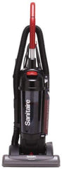 Sanitaire - Single Motor Bagless Heavy-Duty Upright Vacuum Cleaner - 15" Cleaning Width, 10" Amps, Comfort Hand Grip, Black - Apex Tool & Supply