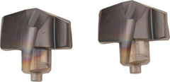 Iscar - Series ICM, 0.591" Diam Grade IC908 140° Replaceable Drill Tip - Carbide, TiAlN Finish, 15 Seat Size, Through Coolant - Apex Tool & Supply