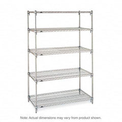 Metro - 2,000 Lb Capacity 5 Shelf Wire Shelving - Starter Unit - Apex Tool & Supply