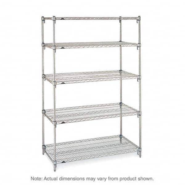Metro - 2,000 Lb Capacity 5 Shelf Wire Shelving - Starter Unit - Apex Tool & Supply