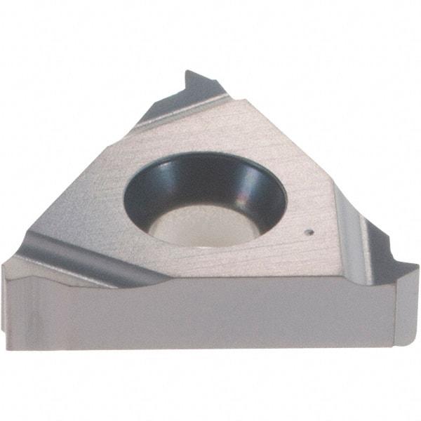 Iscar - 16EL External Left Hand 18 UN Laydown Threading Insert - Grade IC908, TiAlN Coated Carbide, 9.53mm Inscribed Circle - Apex Tool & Supply