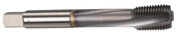 OSG - 7/16-20 UNF 3 Flute Modified Bottoming Spiral Flute Tap - Powdered Metal, TiCN Finish, 3-5/32" OAL, Right Hand Flute, Right Hand Thread, H5, Series EXOTAP VC-10TI - Apex Tool & Supply