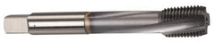 OSG - 7/16-20 UNF 3 Flute Modified Bottoming Spiral Flute Tap - Powdered Metal, TiCN Finish, 3-5/32" OAL, Right Hand Flute, Right Hand Thread, H5, Series EXOTAP VC-10TI - Apex Tool & Supply