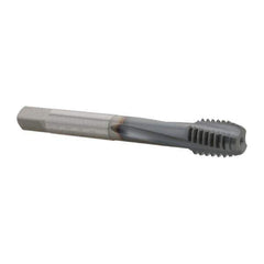 OSG - 7/16-14 UNC 3 Flute Modified Bottoming Spiral Flute Tap - Powdered Metal, TiCN Finish, 3-5/32" OAL, Right Hand Flute, Right Hand Thread, H5, Series EXOTAP VC-10TI - Apex Tool & Supply