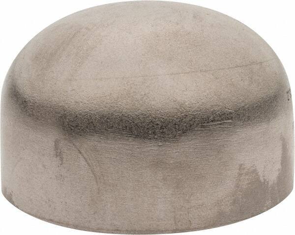 Merit Brass - 2" Grade 304L Stainless Steel Pipe End Cap - Butt Weld End Connections - Apex Tool & Supply