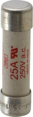Cooper Bussmann - 250 VAC/VDC, 15 Amp, Fast-Acting Semiconductor/High Speed Fuse - 50.8mm OAL, 200 (RMS), 50 at DC kA Rating, 9/16" Diam - Apex Tool & Supply
