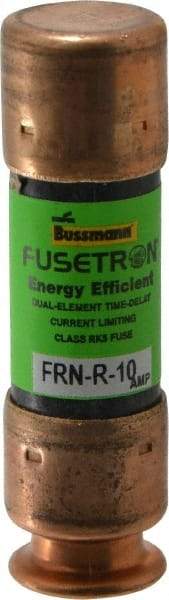 Cooper Bussmann - 125 VDC, 250 VAC, 10 Amp, Time Delay General Purpose Fuse - Fuse Holder Mount, 50.8mm OAL, 20 at DC, 200 (RMS) kA Rating, 9/16" Diam - Apex Tool & Supply