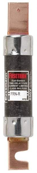 Cooper Bussmann - 250 VAC/VDC, 600 Amp, Time Delay General Purpose Fuse - Bolt-on Mount, 10-3/8" OAL, 20 at DC, 200 (RMS) kA Rating, 2-9/16" Diam - Apex Tool & Supply