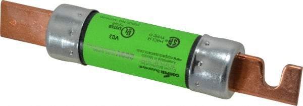 Cooper Bussmann - 250 VAC, 100 Amp, Time Delay General Purpose Fuse - Bolt-on Mount, 5-7/8" OAL, 20 at DC, 200 (RMS) kA Rating, 1-1/16" Diam - Apex Tool & Supply