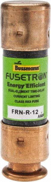 Cooper Bussmann - 125 VDC, 250 VAC, 12 Amp, Time Delay General Purpose Fuse - Fuse Holder Mount, 50.8mm OAL, 20 at DC, 200 (RMS) kA Rating, 9/16" Diam - Apex Tool & Supply