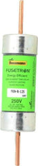 Cooper Bussmann - 125 VDC, 250 VAC, 125 Amp, Time Delay General Purpose Fuse - Bolt-on Mount, 7-1/8" OAL, 20 at DC, 200 (RMS) kA Rating, 1-9/16" Diam - Apex Tool & Supply