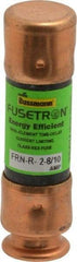 Cooper Bussmann - 125 VDC, 250 VAC, 2.8 Amp, Time Delay General Purpose Fuse - Fuse Holder Mount, 50.8mm OAL, 20 at DC, 200 (RMS) kA Rating, 9/16" Diam - Apex Tool & Supply