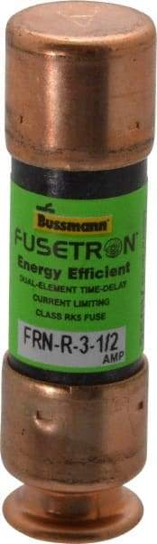 Cooper Bussmann - 125 VDC, 250 VAC, 3.5 Amp, Time Delay General Purpose Fuse - Fuse Holder Mount, 50.8mm OAL, 20 at DC, 200 (RMS) kA Rating, 9/16" Diam - Apex Tool & Supply