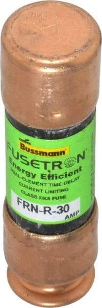 Cooper Bussmann - 125 VDC, 250 VAC, 30 Amp, Time Delay General Purpose Fuse - Fuse Holder Mount, 50.8mm OAL, 20 at DC, 200 (RMS) kA Rating, 9/16" Diam - Apex Tool & Supply