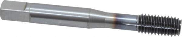 OSG - M8x1.25 Metric Coarse D5 Thread Limit Modified Bottoming Thread Forming Tap - Powdered Metal High Speed Steel, TiCN Finish, 2-23/32" OAL, 1-1/8" Thread Length, Right Hand Thread, Series EXOTAP NRT - Apex Tool & Supply