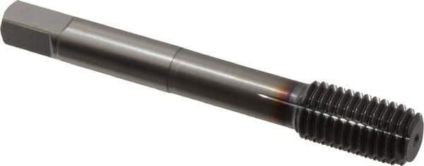 OSG - M12x1.75 Metric Coarse D6 Thread Limit Modified Bottoming Thread Forming Tap - Powdered Metal High Speed Steel, TiCN Finish, 3-3/8" OAL, 1-21/32" Thread Length, Right Hand Thread, Series EXOTAP NRT - Apex Tool & Supply