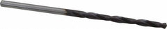 Cleveland - #4 135° Parabolic Flute Cobalt Screw Machine Drill Bit - Oxide/Gold Finish, Right Hand Cut, 1-1/4" Flute Length, 2-3/8" OAL, Split Point, Straight Shank - Apex Tool & Supply