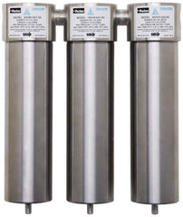 Parker - 1/4" Port, 7" High x 10" Wide, FRL Filter with Stainless Steel Bowl & Automatic Drain - 175 Max psi, 120°F Max - Apex Tool & Supply