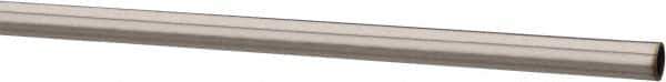 Made in USA - 6 to 7' Long, 1/4" OD, 304 Stainless Steel Tube - 0.02" Wall Thickness - Apex Tool & Supply