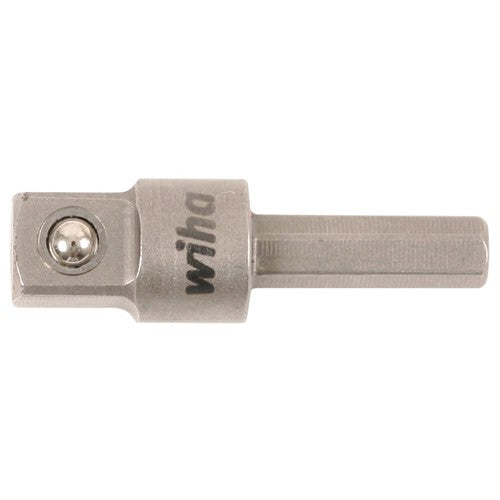 Micro Bit to 1/4″ Socket Adapter. 1.125″/28mm AOL. - Apex Tool & Supply