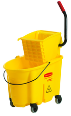 WaveBrake 35 Quart Mop Bucket and Wringer System - Apex Tool & Supply