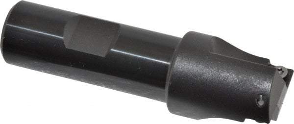 Kennametal - 1" Cut Diam, 0.28" Max Depth of Cut, 3/4" Shank Diam, 3-1/4" OAL, Indexable Square Shoulder End Mill - SDEB 2615. Inserts, Weldon Shank, 0° Lead Angle - Apex Tool & Supply