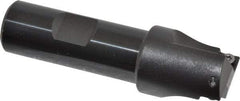 Kennametal - 1" Cut Diam, 0.28" Max Depth of Cut, 3/4" Shank Diam, 3-1/4" OAL, Indexable Square Shoulder End Mill - SDEB 2615. Inserts, Weldon Shank, 0° Lead Angle - Apex Tool & Supply