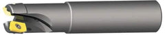 Kennametal - 1-1/4" Cut Diam, 0.404" Max Depth of Cut, 1-1/4" Shank Diam, 8" OAL, Indexable Square Shoulder End Mill - LFEW 252... Inserts, Cylindrical Shank, 0° Lead Angle - Apex Tool & Supply