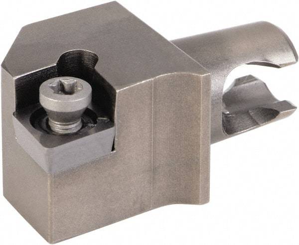 Kennametal - Right Hand Cut, Size KM16, CCMT 09T308 Insert Compatiblity, External Modular Turning & Profiling Cutting Unit Head - 10mm Ctr to Cutting Edge, 20mm Head Length, Through Coolant, Series Micro Screw-On - Apex Tool & Supply