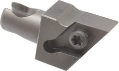 Kennametal - Right Hand Cut, Size KM12, DC.. Insert Compatiblity, External Modular Turning & Profiling Cutting Unit Head - 8mm Ctr to Cutting Edge, 20mm Head Length, Through Coolant, Series Screw-On - Apex Tool & Supply