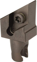 Kennametal - Left Hand Cut, Size KM12, DCMT 32.52 Insert Compatiblity, External Modular Turning & Profiling Cutting Unit Head - 8mm Ctr to Cutting Edge, 20mm Head Length, Through Coolant, Series Micro Screw-On - Apex Tool & Supply