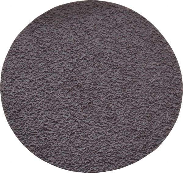 Norton - 2" Diam, 80 Grit Aluminum Oxide Adhesive PSA Disc - Coarse Grade, Brown, X Weighted Backing, Flexible - Apex Tool & Supply