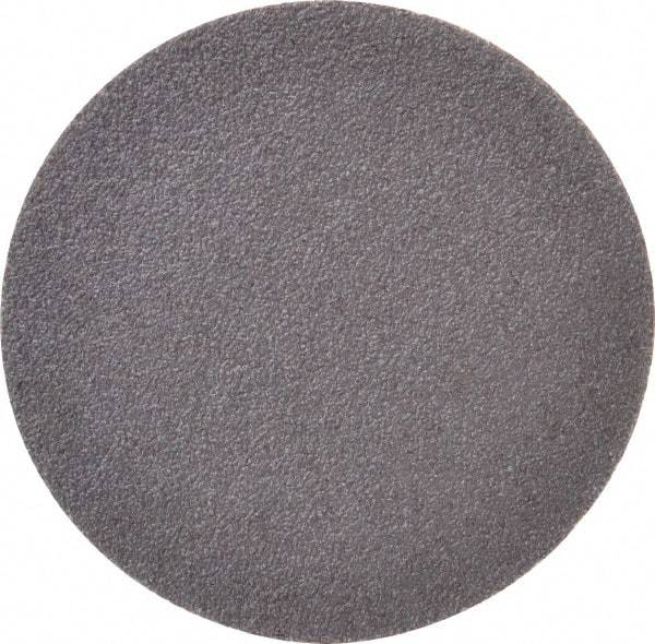 Norton - 5" Diam, 36 Grit Aluminum Oxide Adhesive PSA Disc - Very Coarse, Maroon, X Weighted Cloth Backing, Flexible - Apex Tool & Supply
