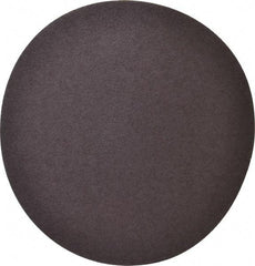 Norton - 8" Diam, 60 Grit Aluminum Oxide Adhesive PSA Disc - Coarse Grade, Maroon, X Weighted Backing, Flexible - Apex Tool & Supply
