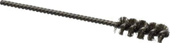 Weiler - 3/8" Diam Helical Stainless Steel Tube Brush - 0.008" Filament Diam, 1" Brush Length, 3-1/2" OAL, 1/8" Diam Stainless Steel Shank - Apex Tool & Supply