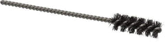 Weiler - 3/8" Diam Helical Steel Tube Brush - 0.006" Filament Diam, 1" Brush Length, 3-1/2" OAL, 1/8" Diam Stainless Steel Shank - Apex Tool & Supply