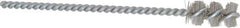 Weiler - 0.515" Diam Helical Nylon Tube Brush - 0.012" Filament Diam, 1" Brush Length, 5" OAL, 0.194" Diam Shank - Apex Tool & Supply
