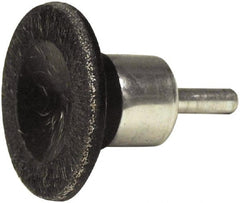 Weiler - 1-3/4" Diam Stainless Steel Flared Crimped End Brush - Apex Tool & Supply