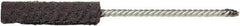 Weiler - 1/2" Diam Helical Steel Tube Brush - 0.006" Filament Diam, 2" Brush Length, 5" OAL, 5/32" Diam Shank - Apex Tool & Supply