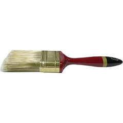 Weiler - 3" Flat Nylon/Polyester Varnish Brush - 3" Bristle Length, 7-1/8" Poly Foam Handle - Apex Tool & Supply