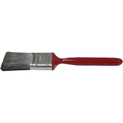 Weiler - 2" Flat Polyester Varnish Brush - 2" Bristle Length, 6-1/2" Metal Handle - Apex Tool & Supply